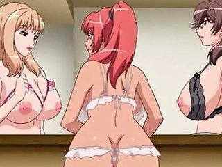 Three Well-endowed Hentai Girls Engage In Oral Sex And Alternate With Large Penises In A Steamy Video